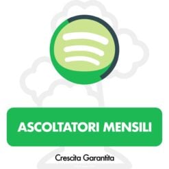 Compra Ascoltatori Mensili Spotify